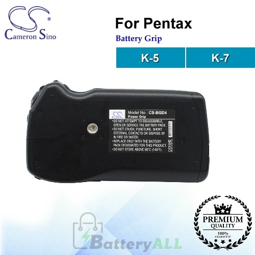 CS-BGD4 For Pentax Battery Grip D-BG4