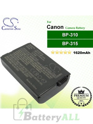 CS-BP315 For Canon Camera Battery Model BP-310 / BP-315