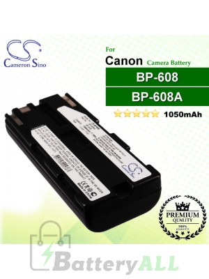 CS-BP608 For Canon Camera Battery Model BP-608 / BP-608A