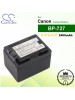 CS-BP727MC For Canon Camera Battery Model BP-727