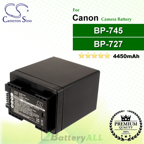 CS-BP745MC For Canon Camera Battery Model BP-745