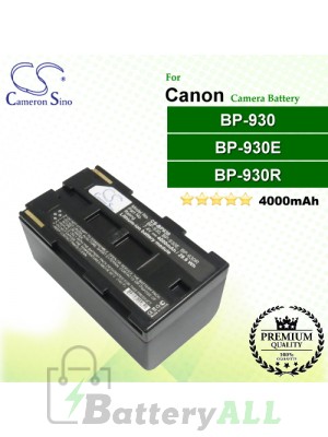 CS-BP930 For Canon Camera Battery Model BP-930 / BP-930E / BP-930R