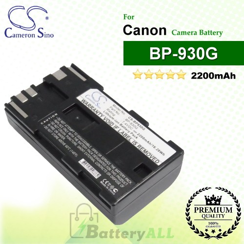 CS-BP930G For Canon Camera Battery Model BP-930G