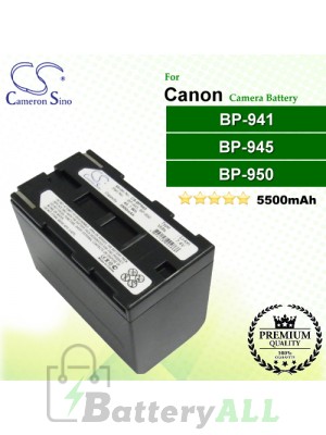 CS-BP945 For Canon Camera Battery Model BP-941 / BP-945