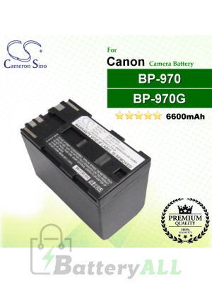 CS-BP970 For Canon Camera Battery Model BP-970 / BP-970G