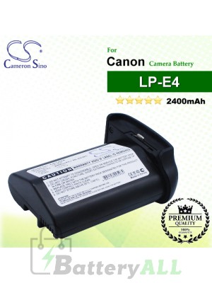 CS-LPE4 For Canon Camera Battery Model LP-E4