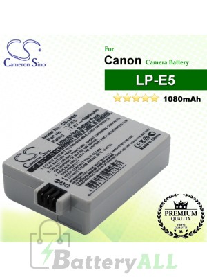 CS-LPE5 For Canon Camera Battery Model LP-E5