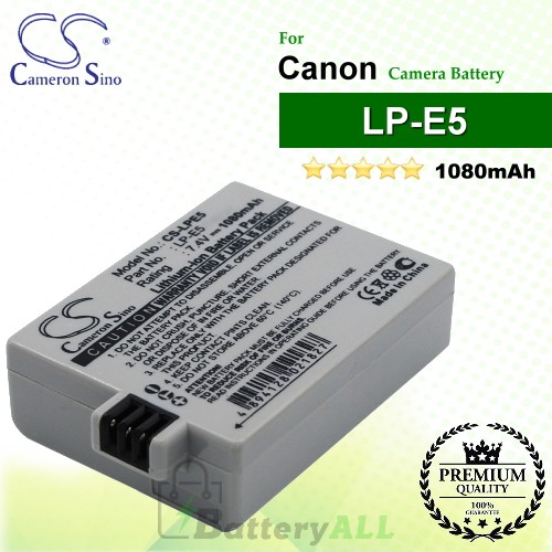 CS-LPE5 For Canon Camera Battery Model LP-E5