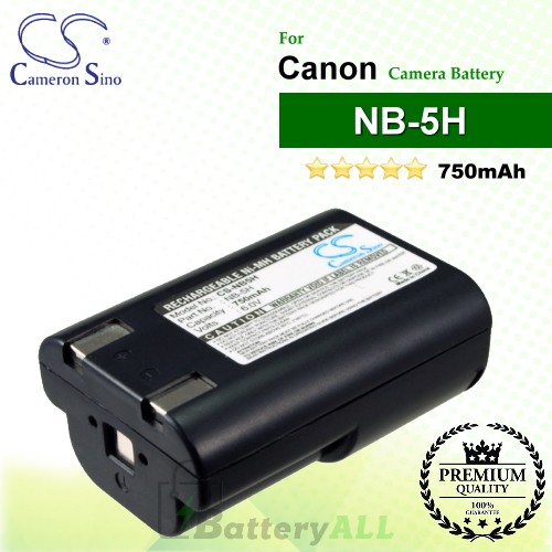 CS-NB5H For Canon Camera Battery Model NB-5H