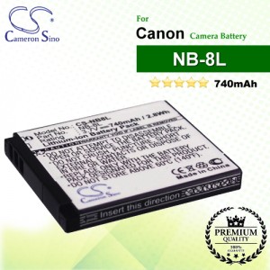 CS-NB8L For Canon Camera Battery Model NB-8L