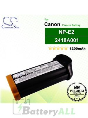 CS-NPE2 For Canon Camera Battery Model 2418A001 / NP-E2