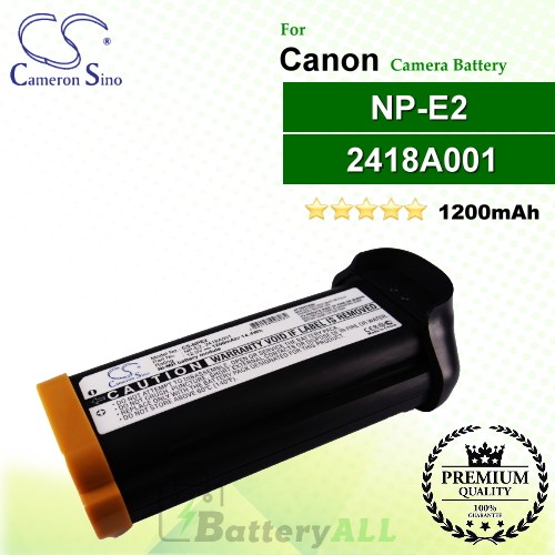 CS-NPE2 For Canon Camera Battery Model 2418A001 / NP-E2