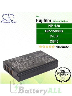 CS-NP120FU For Fujifilm Camera Battery Model NP-120