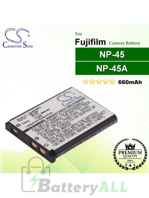 CS-NP45FU For Fujifilm Camera Battery Model NP-45 / NP-45A / NP-45B / NP-45S
