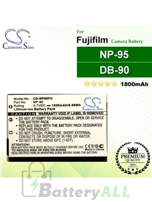 CS-NP95FU For Fujifilm Camera Battery Model NP-95