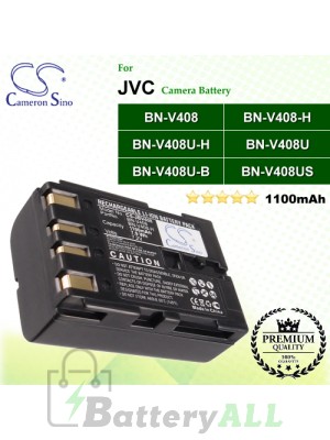 CS-JBV408 For JVC Camera Battery Model BN-V408 / BN-V408-H / BN-V408U / BN-V408U-B / BN-V408U-H / BN-V408US