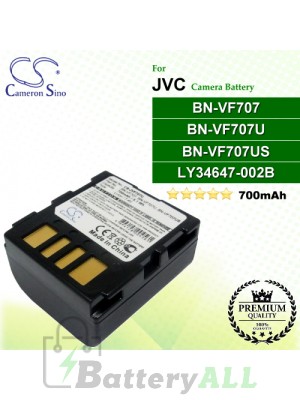 CS-JVF707U For JVC Camera Battery Model BN-VF707 / BN-VF707U / BN-VF707US / LY34647-002B