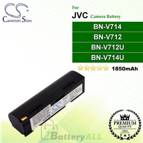 CS-JVF712U For JVC Camera Battery Model BN-V712 / BN-V712U / BN-V714 / BN-V714U