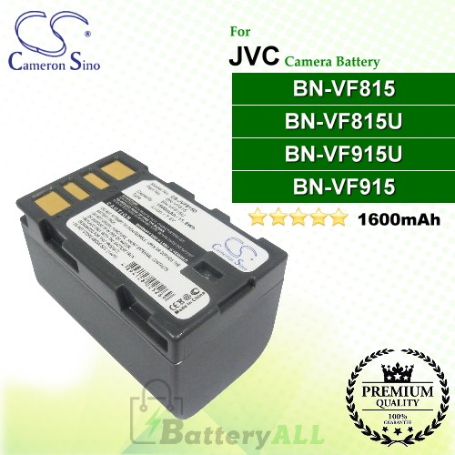CS-JVF815D For JVC Camera Battery Model BN-VF815 / BN-VF815U / BN-VF915 / BN-VF915U