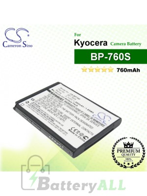 CS-BP760 For Kyocera Camera Battery Model BP-760S