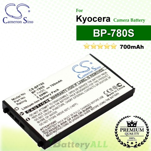 CS-BP780 For Kyocera Camera Battery Model BP-780S