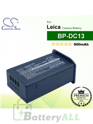 CS-BDC13MC For Leica Camera Battery Model BP-DC13