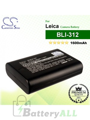 CS-BLI312MC For Leica Camera Battery Model BLI-312