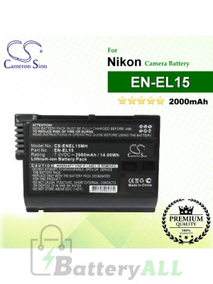 CS-ENEL15MH For Nikon Camera Battery Model EN-EL15