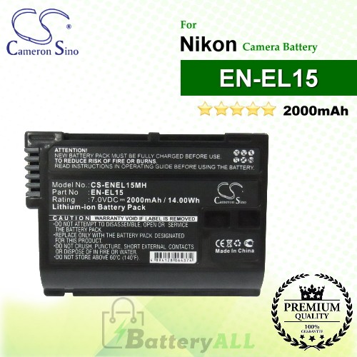 CS-ENEL15MH For Nikon Camera Battery Model EN-EL15