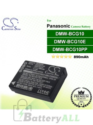 CS-BCG10 For Panasonic Camera Battery Model DMW-BCG10 / DMW-BCG10E / DMW-BCG10GK / DMW-BCG10PP