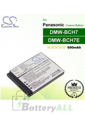 CS-BCH7 For Panasonic Camera Battery Model DMW-BCH7 / DMW-BCH7E / DMW-BCH7G / DMW-BCH7GK / DMW-BCH7PP