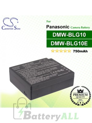 CS-BLG10MC For Panasonic Camera Battery Model DMW-BLG10 / DMW-BLG10E