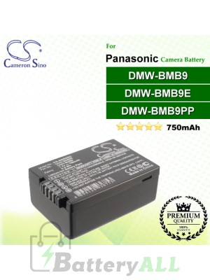 CS-BMB9MC For Panasonic Camera Battery Model DMW-BMB9 / DMW-BMB9E