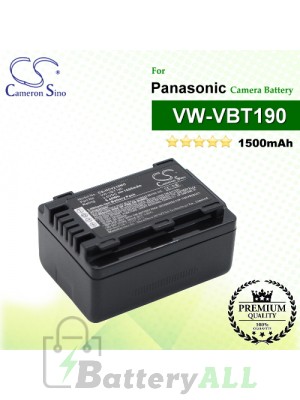 CS-HCV210MC For Panasonic Camera Battery Model VW-VBT190