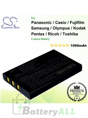 CS-NP60FU For Panasonic Camera Battery Model CGA-S301 / CGA-S301A1 / CGA-S302A / CGA-S302A/1B / CGA-S302E/1B / SV-AV10-A / SV-AV10-R / SV-AV10-S / SV-AV20U / VW-VBA10 / VW-VBA12 / VW-VBA20 / VW-VBA21