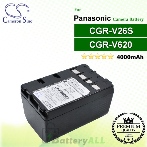 CS-PDV620 For Panasonic Camera Battery Model CGR-V26S / CGR-V620