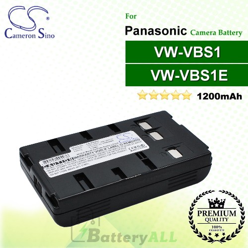 CS-PDVS1 For Panasonic Camera Battery Model VW-VBS1 / VW-VBS1E