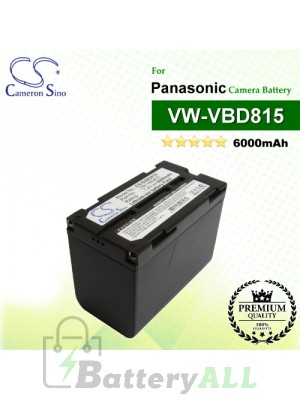 CS-SVBD815 For Panasonic Camera Battery Model VW-VBD815
