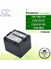 CS-VBD140 For Panasonic Camera Battery Model CGA-DU14 / CGA-DU14A / VDR-M95 / VW-VBD140