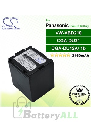 CS-VBD210 For Panasonic Camera Battery Model CGA-DU21 / CGA-DU21A / VW-VBD210