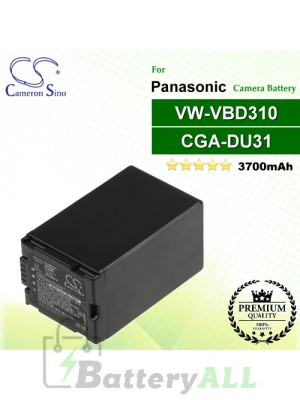 CS-VBD310 For Panasonic Camera Battery Model CGA-DU31 / VW-VBD310