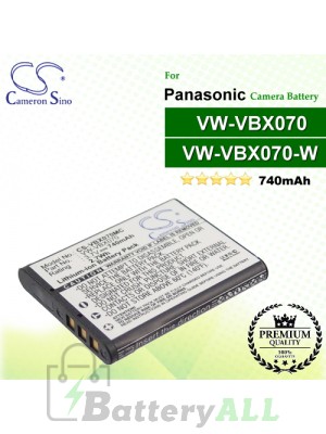 CS-VBX070MC For Panasonic Camera Battery Model VW-VBX070 / VW-VBX070GK / VW-VBX070-W