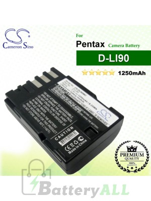 CS-DLI90MC For Pentax Camera Battery Model D-LI90