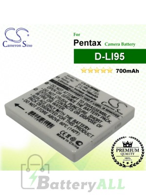 CS-DLI95MC For Pentax Camera Battery Model D-LI95