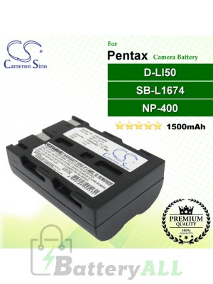 CS-NP400 For Pentax Camera Battery Model D-LI50