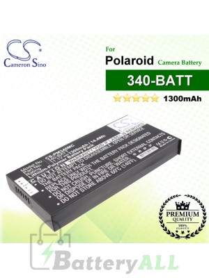 CS-PM340MC For Polaroid Camera Battery Model 340-BATT