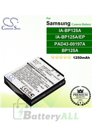 CS-BP125A For Samsung Camera Battery Model AD43-00197A / BP125A / IA-BP125 / IA-BP125A / IA-BP125A/EPP / IA-BP125EPP