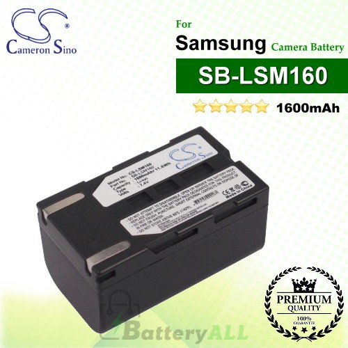 CS-LSM160 For Samsung Camera Battery Model SB-LSM160