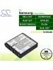 CS-SBL1237 For Samsung Camera Battery Model SB-L1237 / SLB-1237