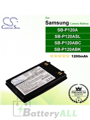 CS-SBP120A For Samsung Camera Battery Model SB-P120A / SB-P120ABC / SB-P120ABK / SB-P120ASL